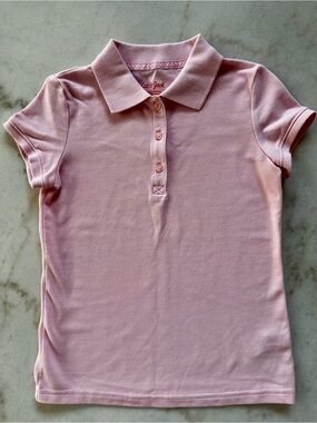 Cat & Jack Light Pink Girls' Polo Shirt